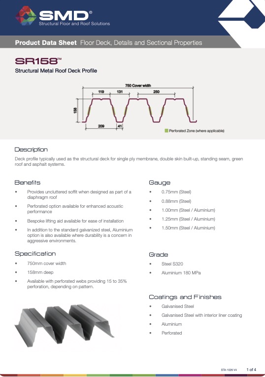 SR158 Data Sheet